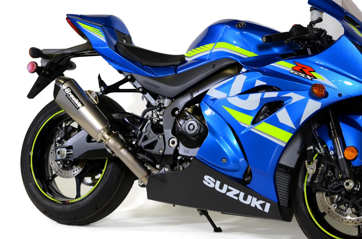 CT Single Full System w/ 16" QuietKore Muffler GSX-R1000/R (17-27)